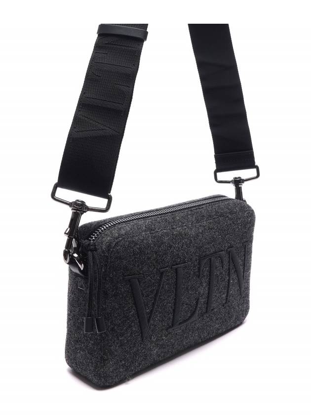 VLTN Logo Cross Bag Grey - VALENTINO - BALAAN 4