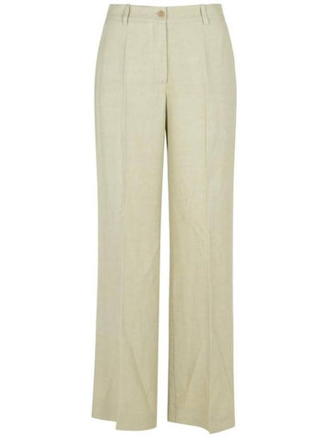 P.A.R.O.S.H. Beige Viscose Blend Trousers - P.A.R.O.S.H. - BALAAN 1