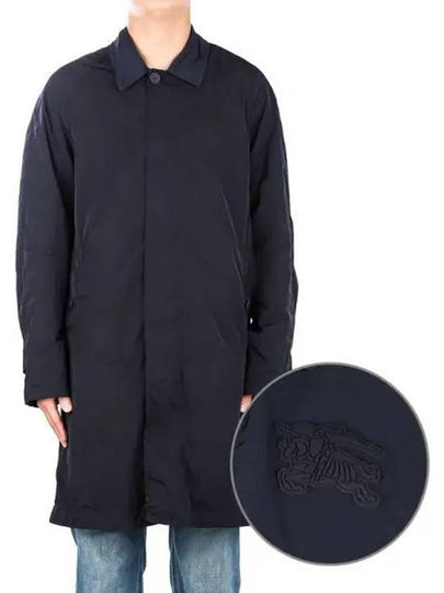 EKD Applique Nylon Car Trench Coat Navy - BURBERRY - BALAAN 2