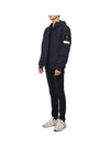 Soft Shell RE Dye Technology Hooded Jacket Navy - STONE ISLAND - BALAAN 5