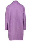 HELLO Double breasted wool coat lilac 2425016032 009 - MAX MARA - BALAAN 3