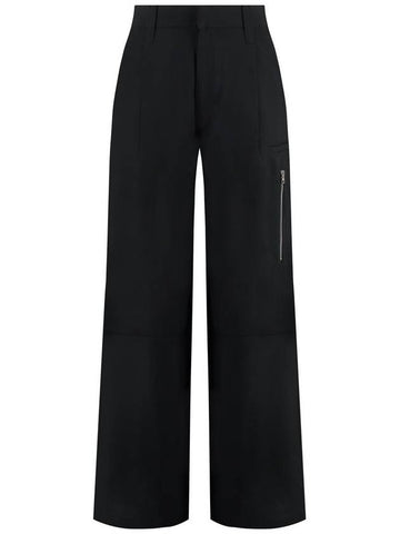 AMI Paris Viscose Crepe Trousers - AMI - BALAAN 1