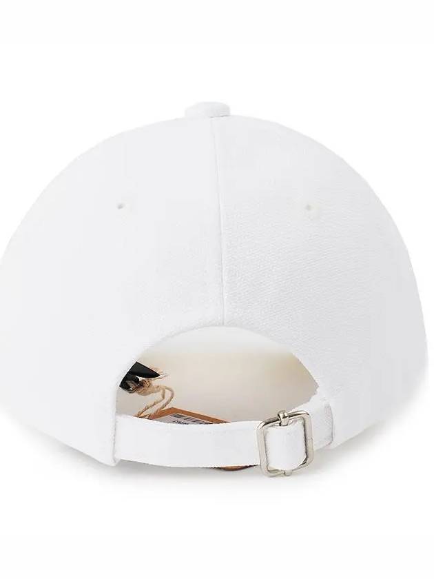 Charlie Logo Ball Cap White - A.P.C. - BALAAN 5