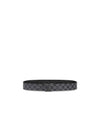 LV Initiales Reversible Leather Belt Black - LOUIS VUITTON - BALAAN 1