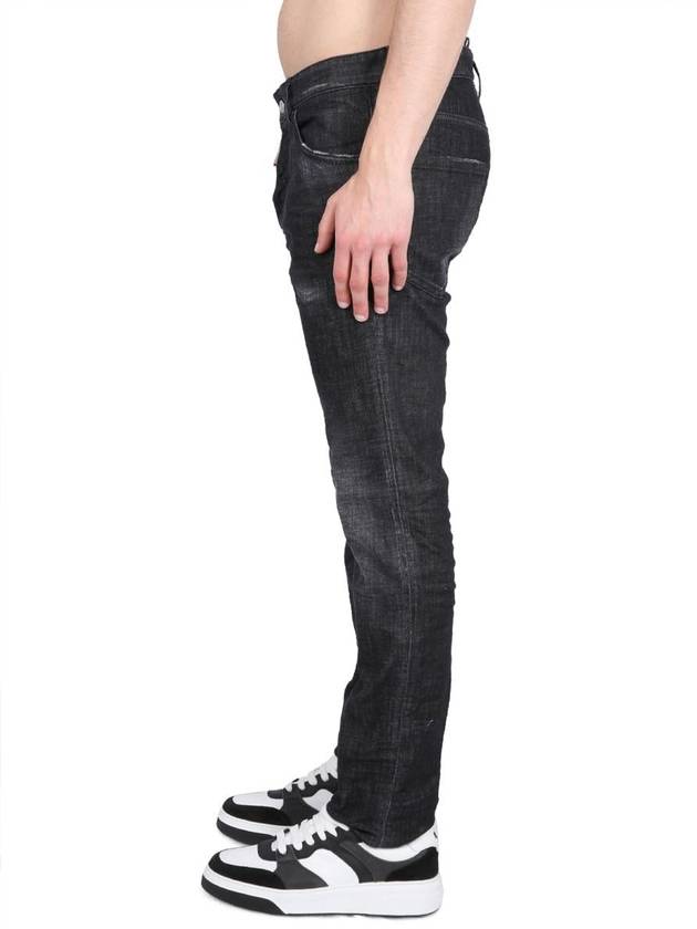 Cool Guy Logo Patch Jeans Black - DSQUARED2 - BALAAN 4