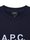 Rufus Embroidery Logo Sweatshirt Navy - A.P.C. - BALAAN 4