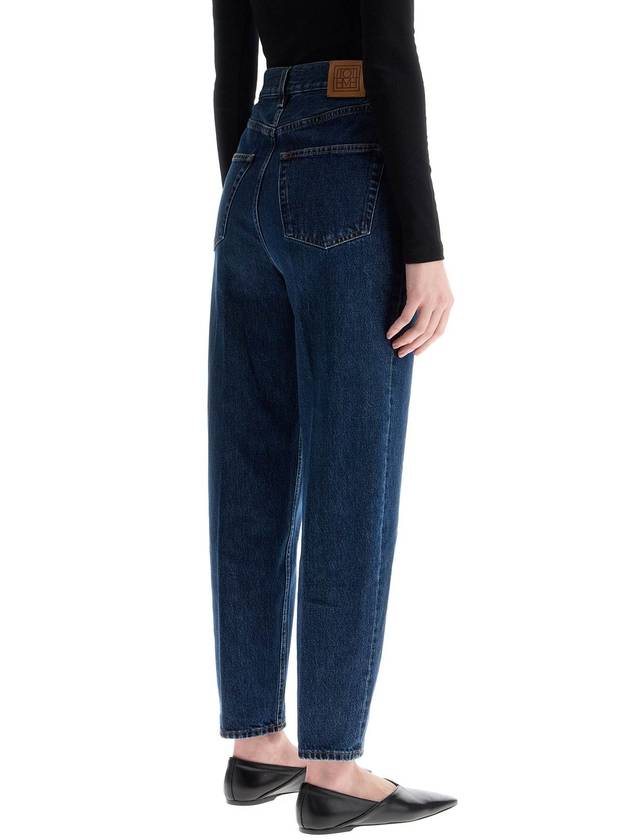 Organic Tapered Jeans Dark Blue - TOTEME - BALAAN 4