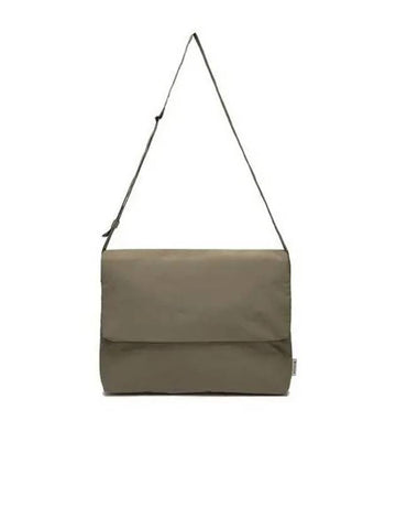 Flat Cross Bag L Dark Khaki S23SUFCB30 - SNOW PEAK - BALAAN 1