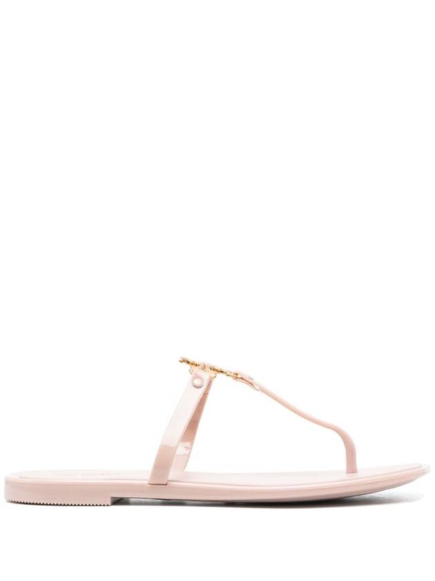 Roxanne Jelly Logo Flip Flops Meadowsweet - TORY BURCH - BALAAN 1