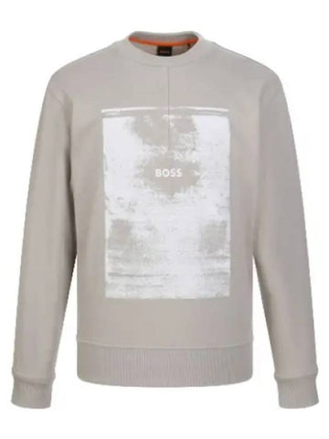 Boss logo print sweatshirt - HUGO BOSS - BALAAN 1