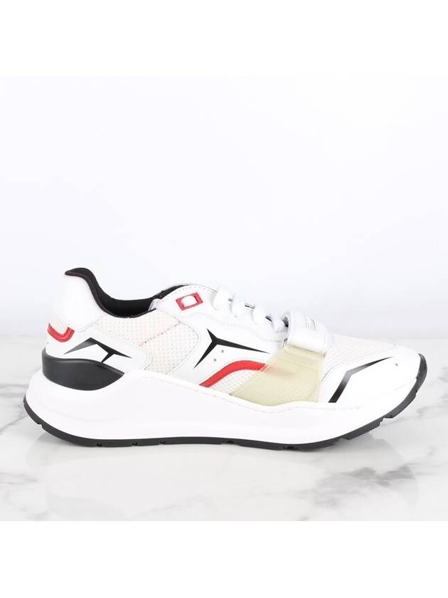 Men s Logo Velcro Sneakers White 42 270 - BURBERRY - BALAAN 8