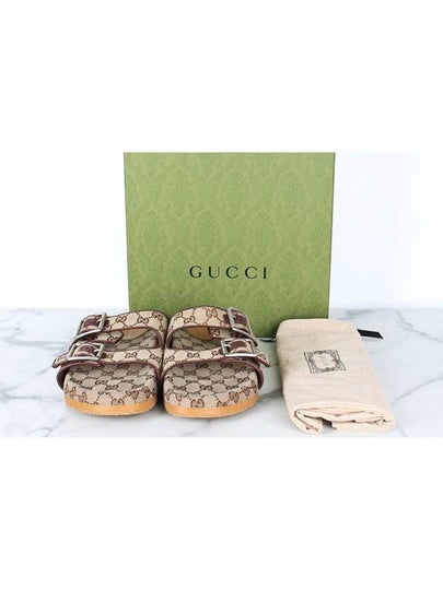 GG logo velcro sandals 9 280 - GUCCI - BALAAN 2