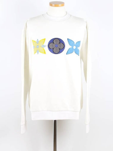 Flower Monogram Sweatshirt XL - LOUIS VUITTON - BALAAN 1