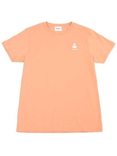 Aby Logo Short Sleeve T-Shirt Papaya Orange - ISABEL MARANT - BALAAN 2