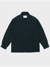 Corduroy Shirts Dark Cyan - DENSITY - BALAAN 8