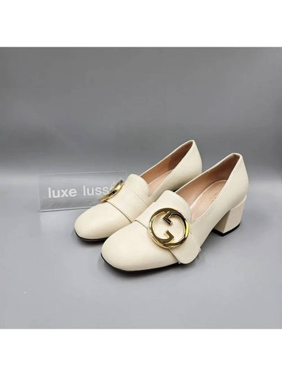 Women's Blondie Interlocking G Pumps White - GUCCI - BALAAN 2