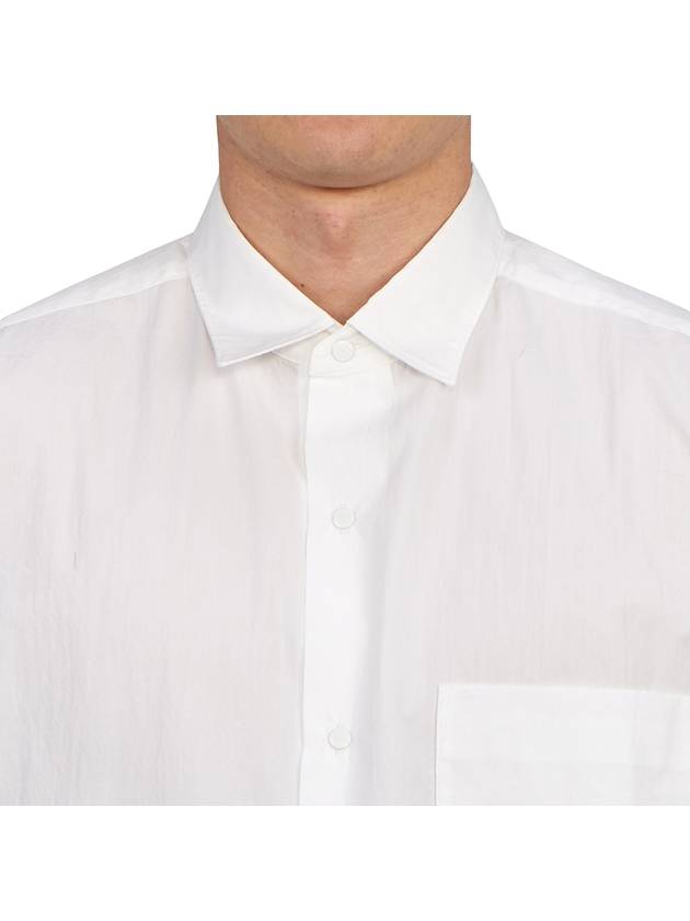 Regular Collar Wind Long Sleeve Shirt White - NANAMICA - BALAAN 7