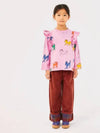 Wonder Horse All over Ruffle Long Sleeve T Shirt B224AC053 Italian Kids - BOBO CHOSES - BALAAN 5