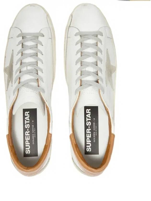 Superstar Brown Tab Sneakers White - GOLDEN GOOSE - BALAAN 3