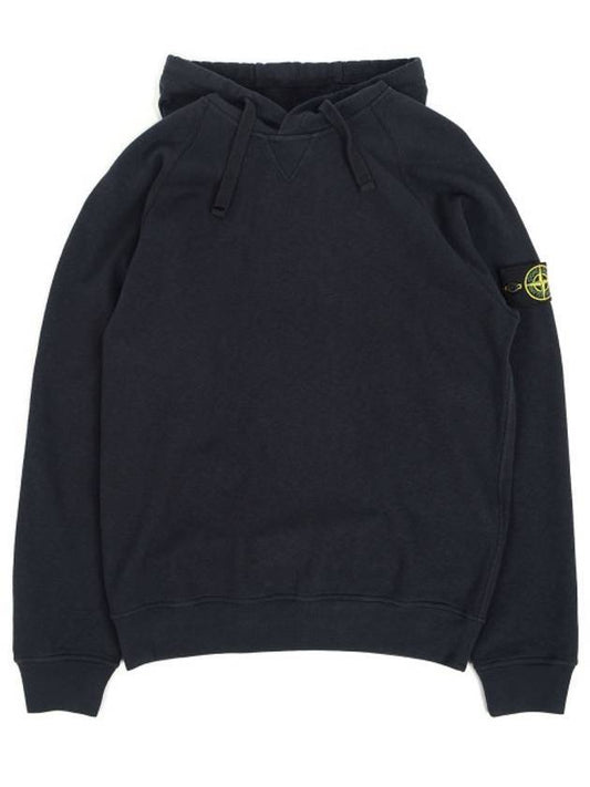 Waffen Patch Long Sleeve Hood Black - STONE ISLAND - BALAAN.