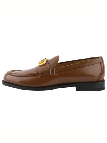 Granville CD Logo Leather Loafers Middle Brown - DIOR - BALAAN 2