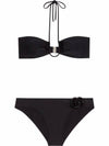 Women's Bikini Set Black - GUCCI - BALAAN.