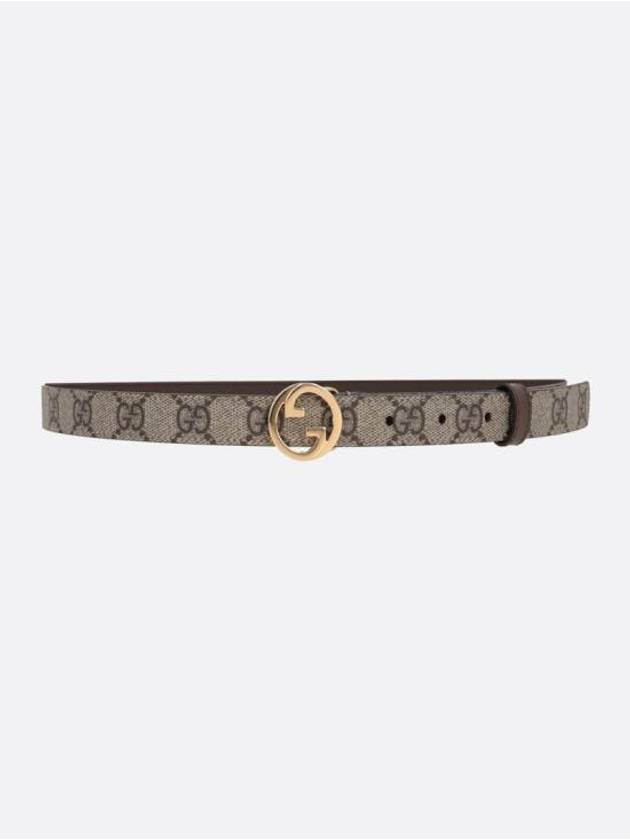 Blondie Thin Leather Belt Beige - GUCCI - BALAAN 2