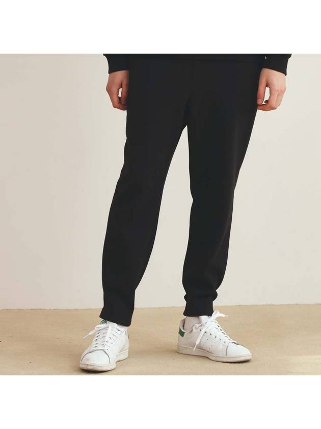 Button Jogger Track Pants Black - THE GREEN LAB - BALAAN 3