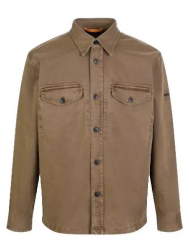 Boss cotton twill oversized fit shirt - HUGO BOSS - BALAAN 1