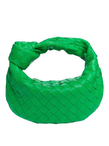 Jodie Intrecciato Small Tote Bag Green - BOTTEGA VENETA - BALAAN 1