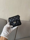 Classic chain mini bag snap caviar black gold AP3259 - CHANEL - BALAAN 10