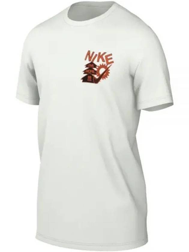 Dri-Fit Fitness Short Sleeves T-Shirt White - NIKE - BALAAN 1