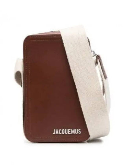 Le Cuerda Vertical Grosgrain Cross Bag Brown - JACQUEMUS - BALAAN 2