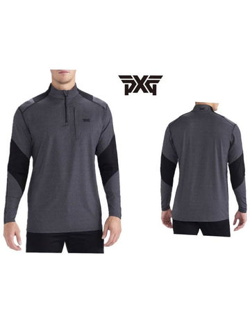 Golf Wear Panel 14-ZIP PULLOVER Long Sleeve Shirt - PXG - BALAAN 1