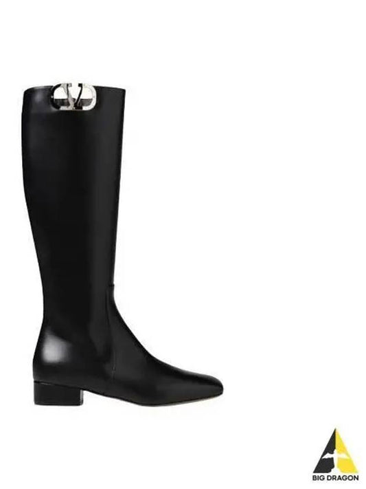 Women s Garavani Long Boots Black 2W2S0FT9 WUI - VALENTINO - BALAAN 1