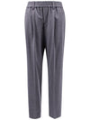 Straight Pants Grey - BRUNELLO CUCINELLI - BALAAN 2