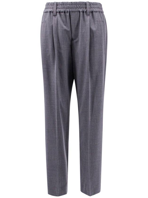 Straight Pants Grey - BRUNELLO CUCINELLI - BALAAN 2