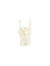 TACH AIKEN Ruffle Sleeveless Knit Top Ivory - ETC - BALAAN 1