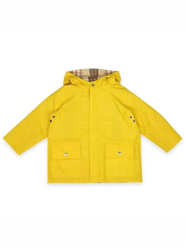 Kids Vintage Check Reversible Wind Jacket Yellow - BURBERRY - BALAAN 1