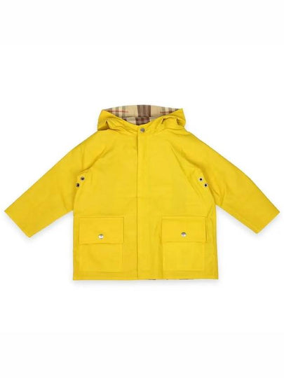 Kids Vintage Check Reversible Wind Jacket Yellow - BURBERRY - BALAAN 2