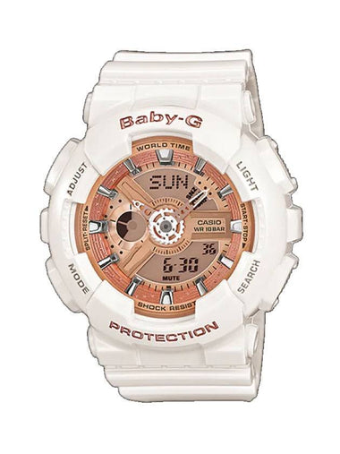 Baby-G Urethane Watch Rose Gold White - G-SHOCK - BALAAN 1