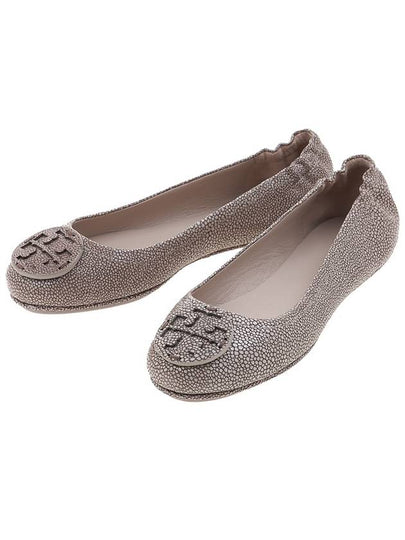 Leather Mini Flat Beige - TORY BURCH - BALAAN 2