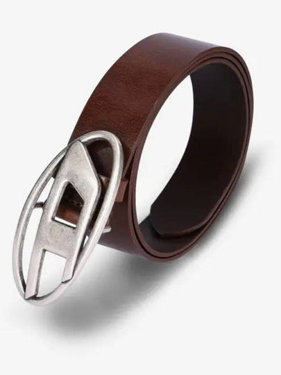 1DR D Buckle Leather Belt Brown - DIESEL - BALAAN 2