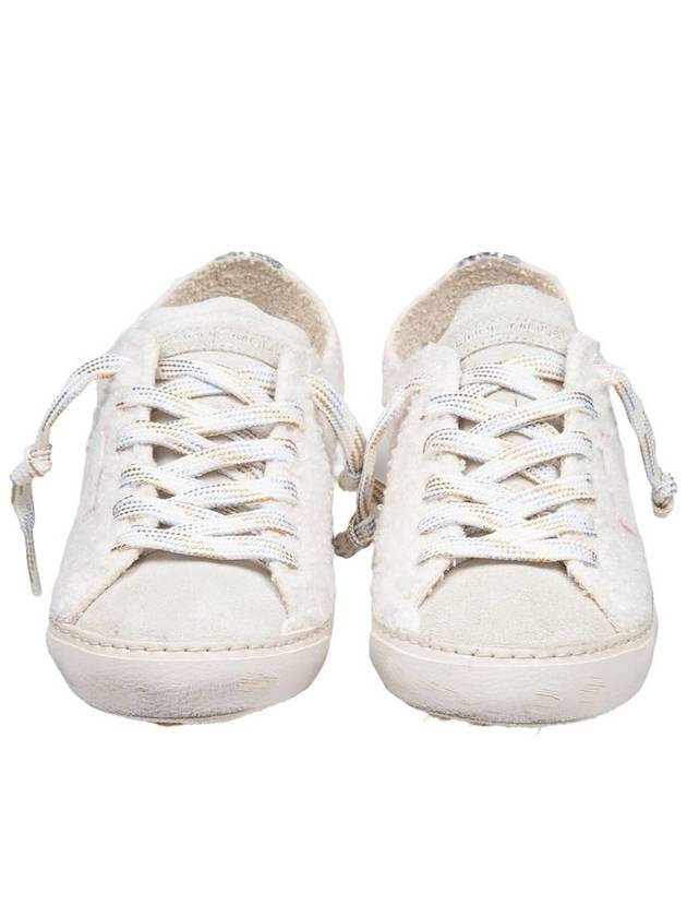 Philippe Model Low Sneaker With Calfskin Upper And Teddy Effect - PHILIPPE MODEL - BALAAN 2