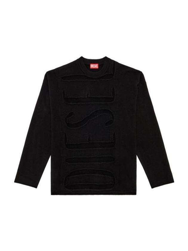 Men's K Floyd Knit Top Black - DIESEL - BALAAN 2