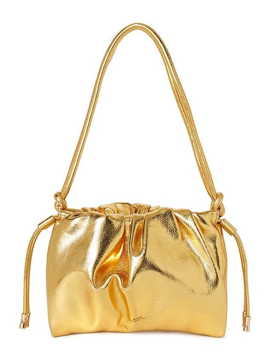 Ninon Metallic Effect Shoulder Bag Gold - A.P.C. - BALAAN 2