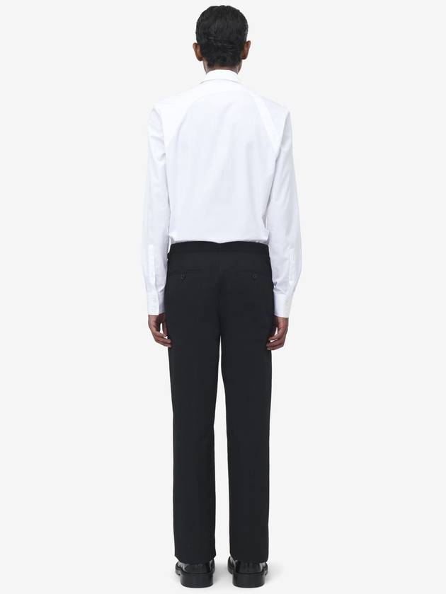 Alexander McQueen Trousers Black - ALEXANDER MCQUEEN - BALAAN 4