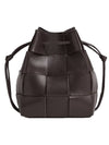 Intrecciato Cassette Small Bucket Bag Fondente - BOTTEGA VENETA - BALAAN 1