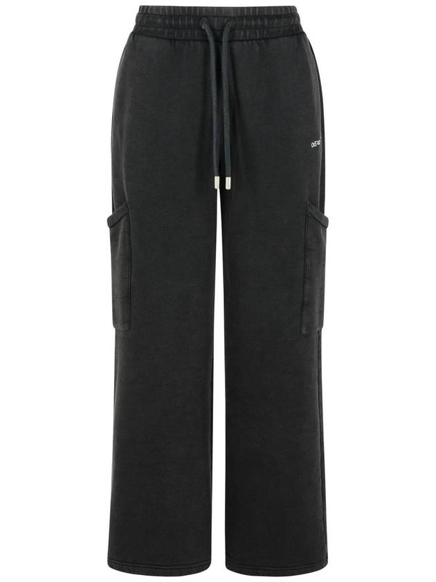 Off-White Cargo Book' Black Cotton Pants - OFF WHITE - BALAAN 1