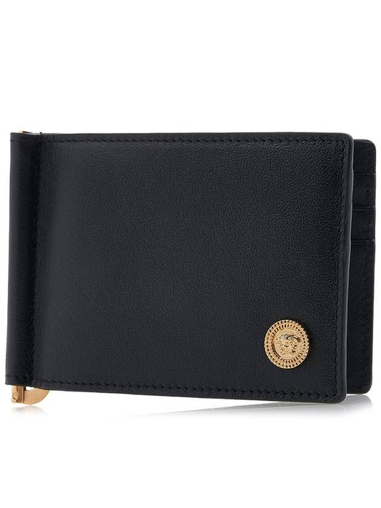 Medusa Bigi Bifold Money Clip Card Wallet Black - VERSACE - BALAAN 2